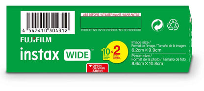 Fujifilm Instax Wide Film, White Twin Pack (20 Exposures 🍁 All In One Marketplace Canada