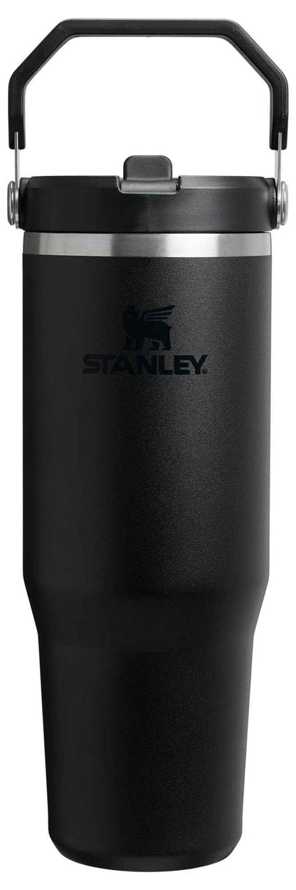 STANLEY IceFlow 2.0 Flip Straw Tumbler with Handle 30 oz | Twist On Lid and Flip Up Straw | Leak Resistant Water Bottle | Insulated Stainless Steel | BPA-Free | Black 2.0 🍁 All In One Marketplace Canada