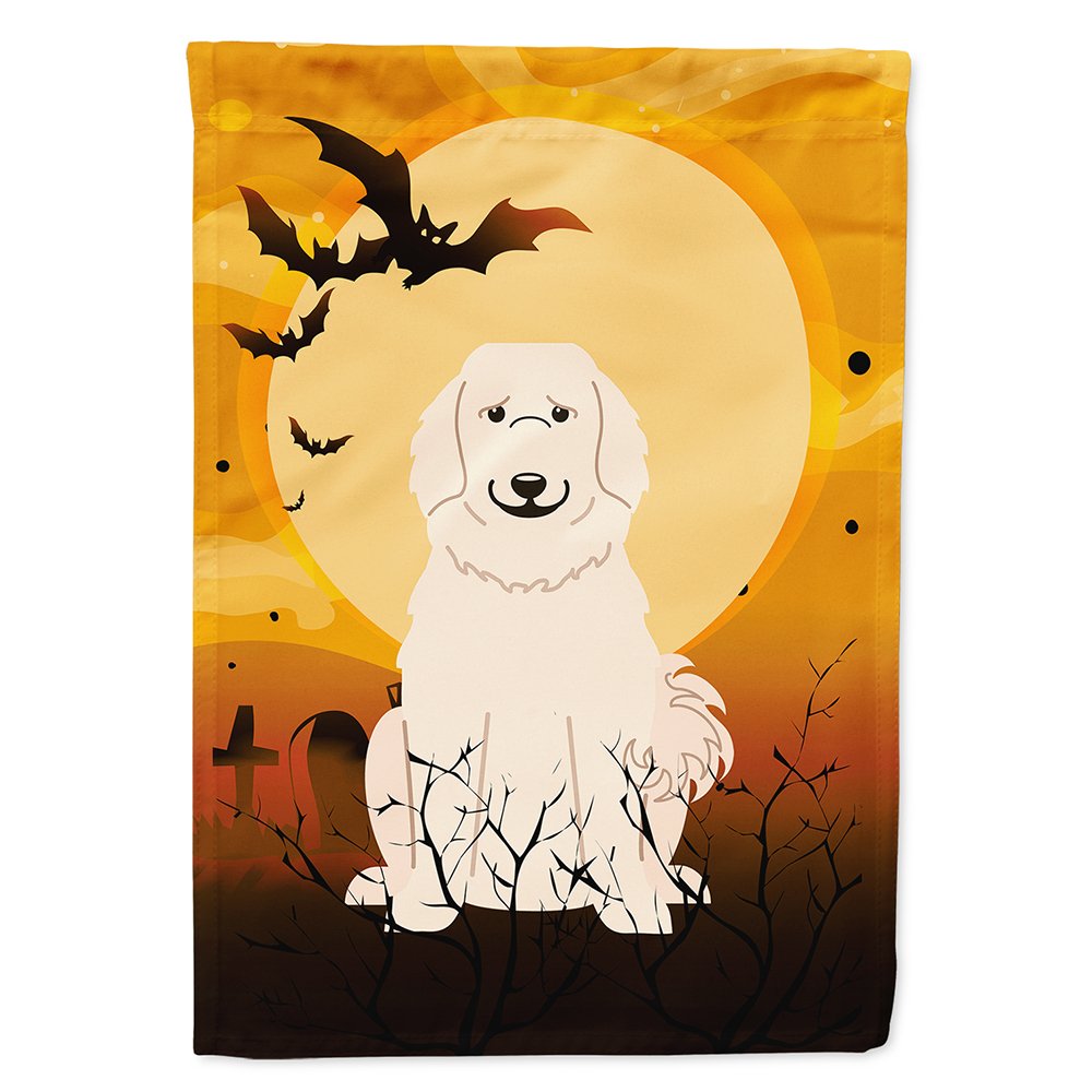 Caroline's Treasures BB4349CHF Halloween Great Pyrenese Flag Canvas House Size, Large, Multicolor