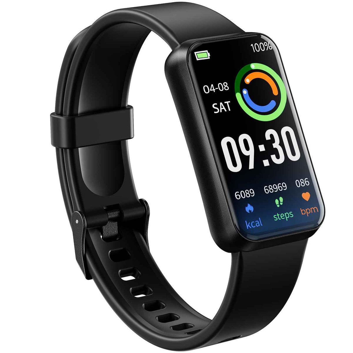 USMECBL Fitness Tracker, Blood Oxygen Heart Rate Sleep 24/7 Health Monitor/Calorie Steps Counter Pedometer Activity Smart watchs/Notifications for Android/iOS Men Women 🍁 All In One Marketplace Canada