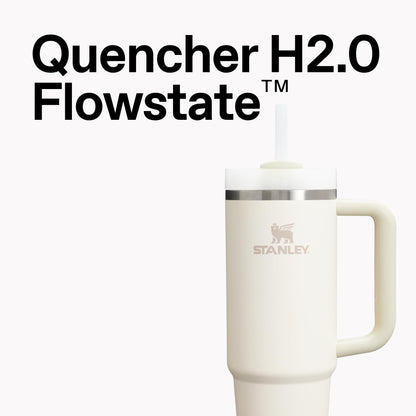 STANLEY Quencher H2.0 Tumbler with Handle and Straw 30 oz | Flowstate 3-Position Lid | Cup Holder Compatible for Travel | Insulated Stainless Steel Cup | BPA-Free | Coastal Teal 🍁 All In One Marketplace Canada