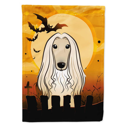 Caroline's Treasures BB1802CHF Halloween Afghan Hound Canvas House Size Flag, Multicolor, Large