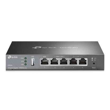 TP-Link Multi-WAN Wired VPN Router (ER605) - Up to 4 Gigabit Ports, SPI Firewall SMB, Omada SDN Integrated, Load Balance, Lightning Protection, Limited Lifetime Protection 🍁 All In One Marketplace Canada