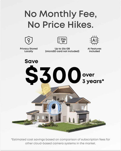 eufy Security Indoor Cam E220, 2K, Pan & Tilt, Indoor Security Camera, Wi-Fi Plug-in Camera, Human & Pet AI, Voice Assistant Compatibility, Night Vision, Motion Tracking, HomeBase not Compatible 🍁 All In One Marketplace Canada