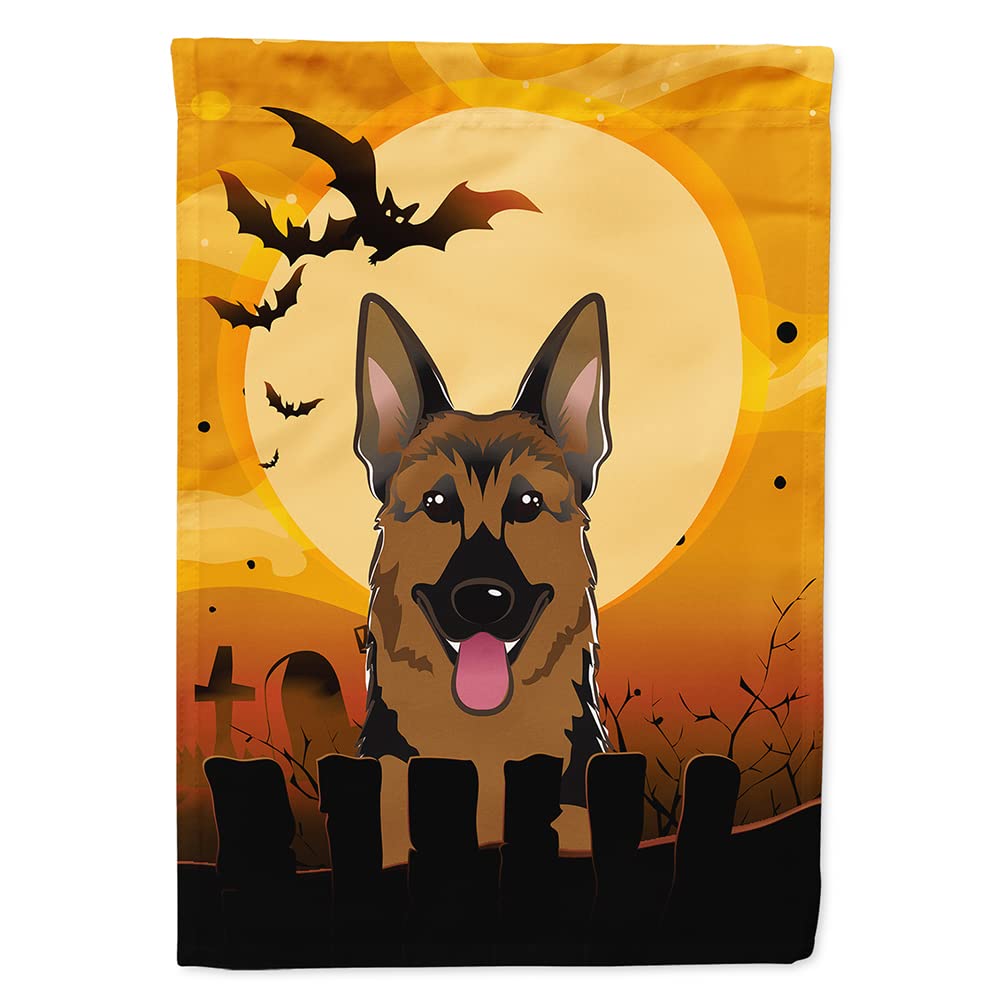 Caroline's Treasures BB1769CHF Halloween German Shepherd Canvas House Size Flag, Multicolor, Large