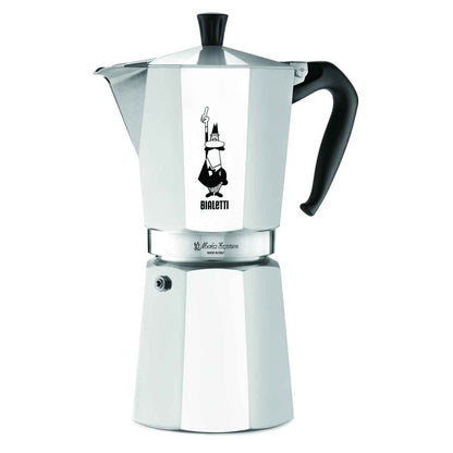 BIALETTI - Moka Express: Iconic Stovetop Espresso Maker, Makes Real Italian Coffee, Moka Pot 12 Cups (22 Oz - 670 Ml), Aluminium, Silver 🍁 All In One Marketplace Canada