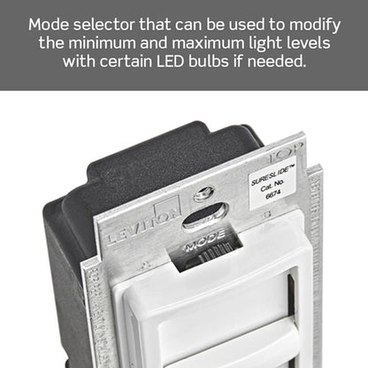 Leviton 2-Pack SureSlide Dimmer Switch for Dimmable LED, Halogen and Incandescent Bulbs, 6674-2PK, White 🍁 All In One Marketplace Canada