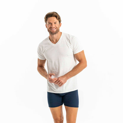 Gildan Men's V-Neck T-Shirts, Multipack, Black (6-Pack), Medium 🍁 All In One Marketplace Canada