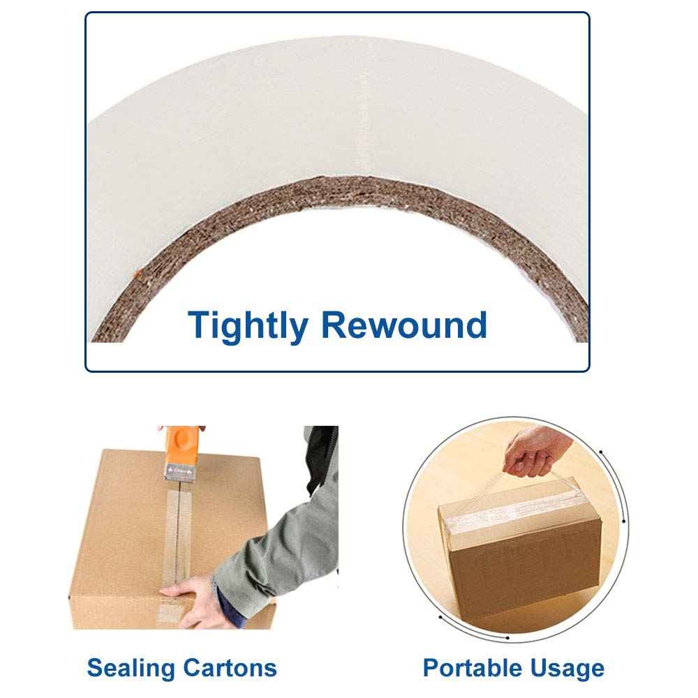 PERFECTAPE Heavy Duty Packing Tape 6 Rolls, Total 360Y, Clear, 2.7 mil, 1.88 inch x 60 Yards, Ultra Strong, Refill for Packaging and Shipping 🍁 All In One Marketplace Canada
