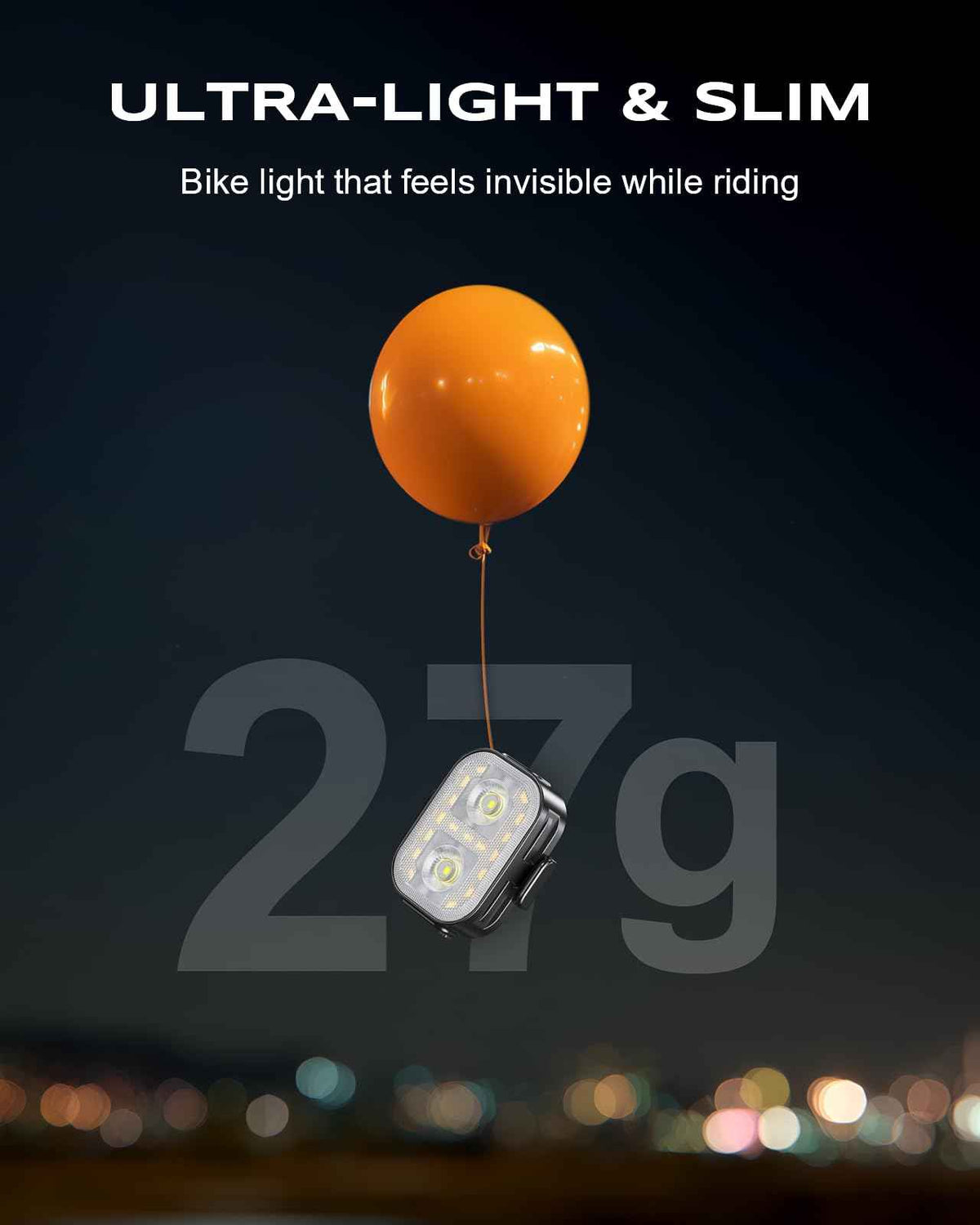 WOCBUY Bike Lights, Ultra-Slim & Lightweight Rechargeable Bicycle Lights Set, [5+6 Modes] Dual USB-C Bike Lights Front and Back, IP65 Waterproof Bicycle Lights for Night Riding Road Mountain Cycling 🍁 All In One Marketplace Canada