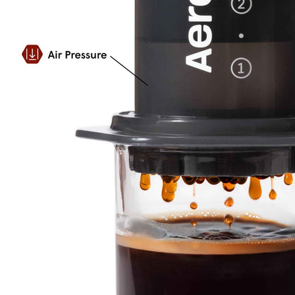 AeroPress Original Coffee Press - All-in-One French Press, Pour-Over & Espresso Style Manual Brewer, 2 Min Brew for Less Bitterness, More Flavor, Small Portable Coffee Maker, Travel & Camping 🍁 All In One Marketplace Canada