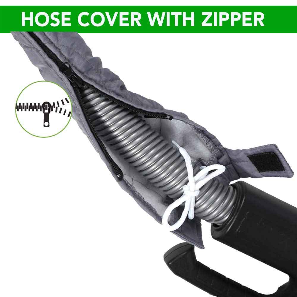 OVO Universal Padded Hose Cover, Fits All 30 to 32 ft Central Vacuum Hose, Machine Washable, Easy to Install with Zipper 🍁 All In One Marketplace Canada