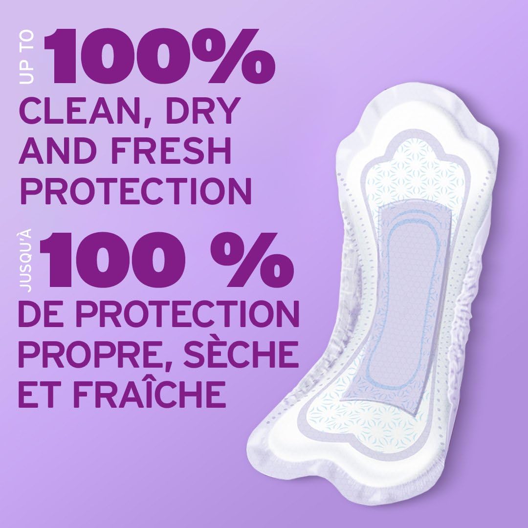Poise Postpartum Incontinence Pads, Moderate Absorbency, Regular Length, 132 Count (2 Packs of 66) 🍁 All In One Marketplace Canada