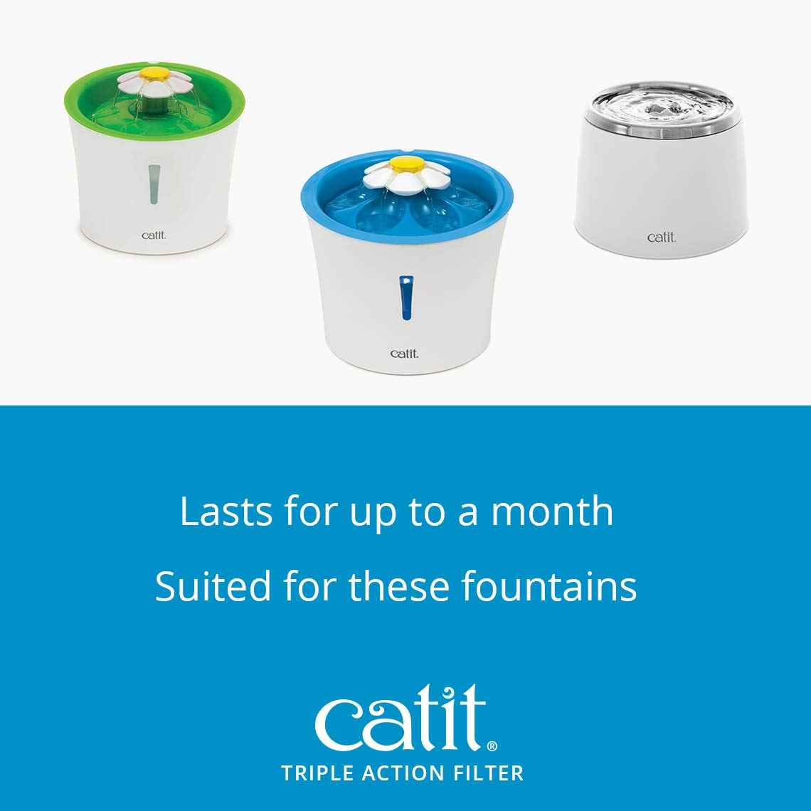 Catit Senses 2.0 Cat Water Fountain Filters, Cat Water Fountain, 5 Pack 🍁 All In One Marketplace Canada