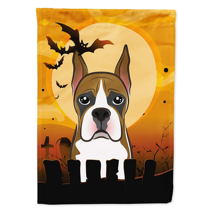 Caroline's Treasures BB1781CHF Halloween Boxer Canvas House Size Flag, Multicolor, Large