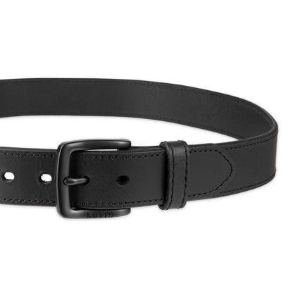 Levi's Casual Belt-Dress for Men Jeans with Thick Strap and Buckle, Matte black, Extra-Large (42-44) 🍁 All In One Marketplace Canada