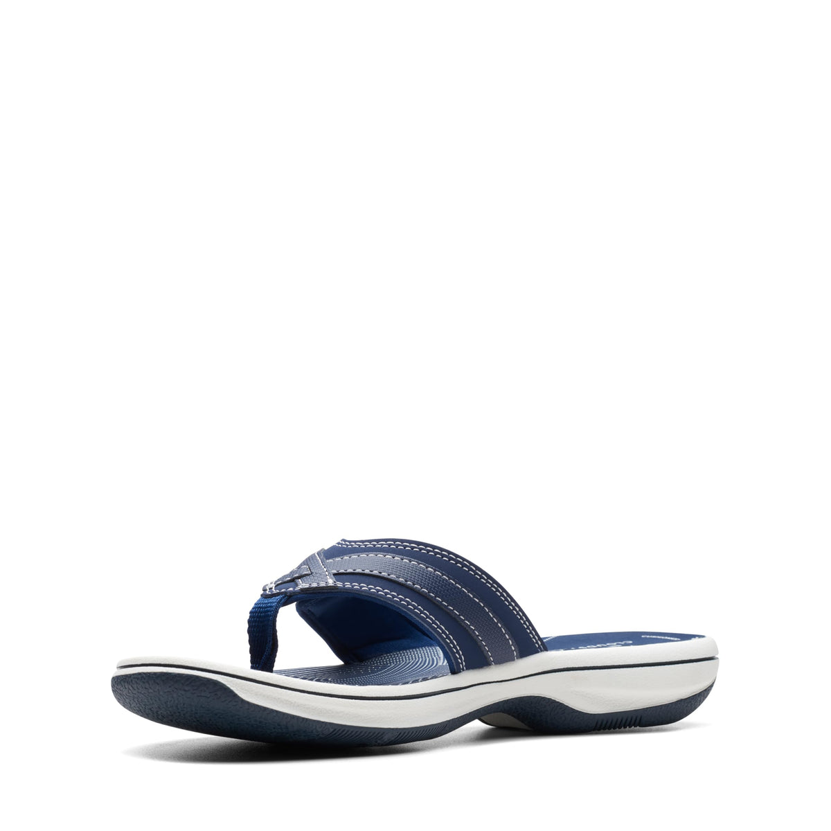Clarks Women's Breeze Sea Flip Flops, Navy Syn, 7 B(M) US 🍁 All In One Marketplace Canada