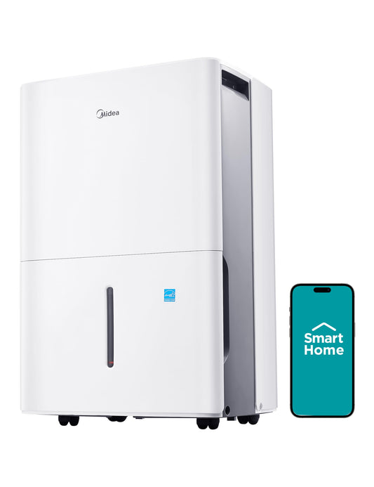 Midea 4,500 Sq. Ft. Energy Star Certified Dehumidifier for Basement With Reusable Air Filter WiFi Enabled 50 Pint 2025 DOE - Ideal For Basements, Large & Medium Sized Rooms, Bathrooms 🍁 All In One Marketplace Canada