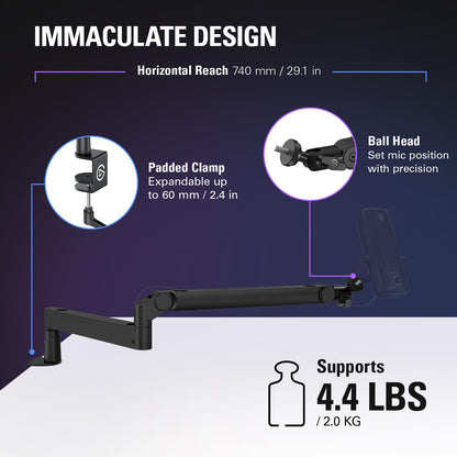 Elgato Wave Mic Arm Low Profile Microphone Boom Arm 🍁 All In One Marketplace Canada
