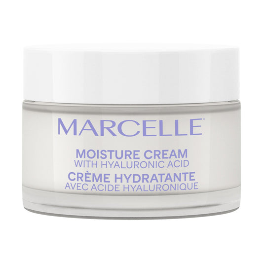 Marcelle Moisture Cream with Hyaluronic Acid, Vegan, Cruelty-Free, Clean Formula, Non-Comedogenic, Fragrance-Free, Paraben-Free, Mineral Oil-Free, Hypoallergenic, 50 mL 🍁 All In One Marketplace Canada