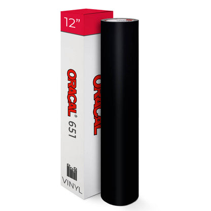 Oracal 651 Matte Black #070 sheets and rolls
