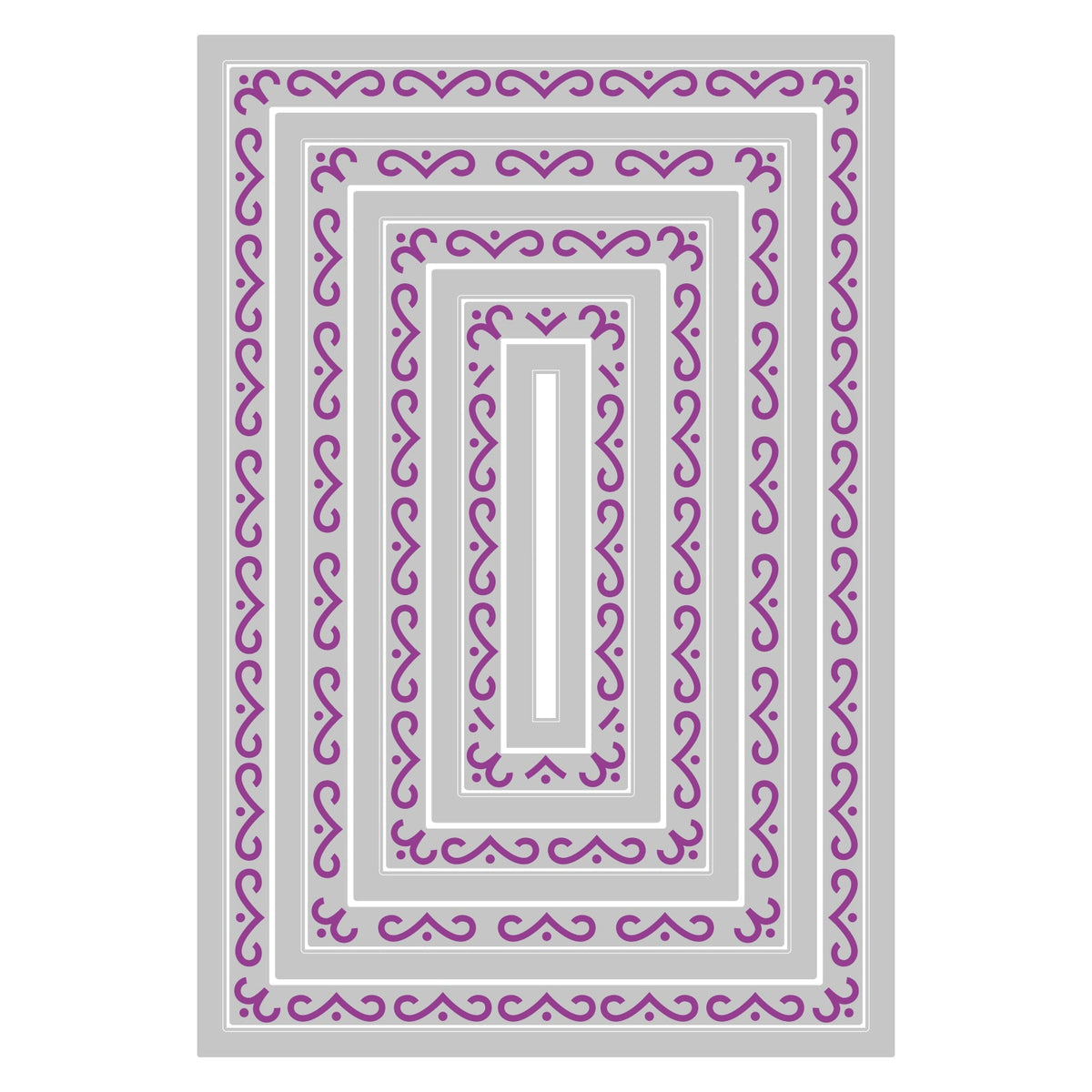 Sizzix Framelits Die Set 9PK Fanciful Framelits Renee Deco Rectangles by Stacey