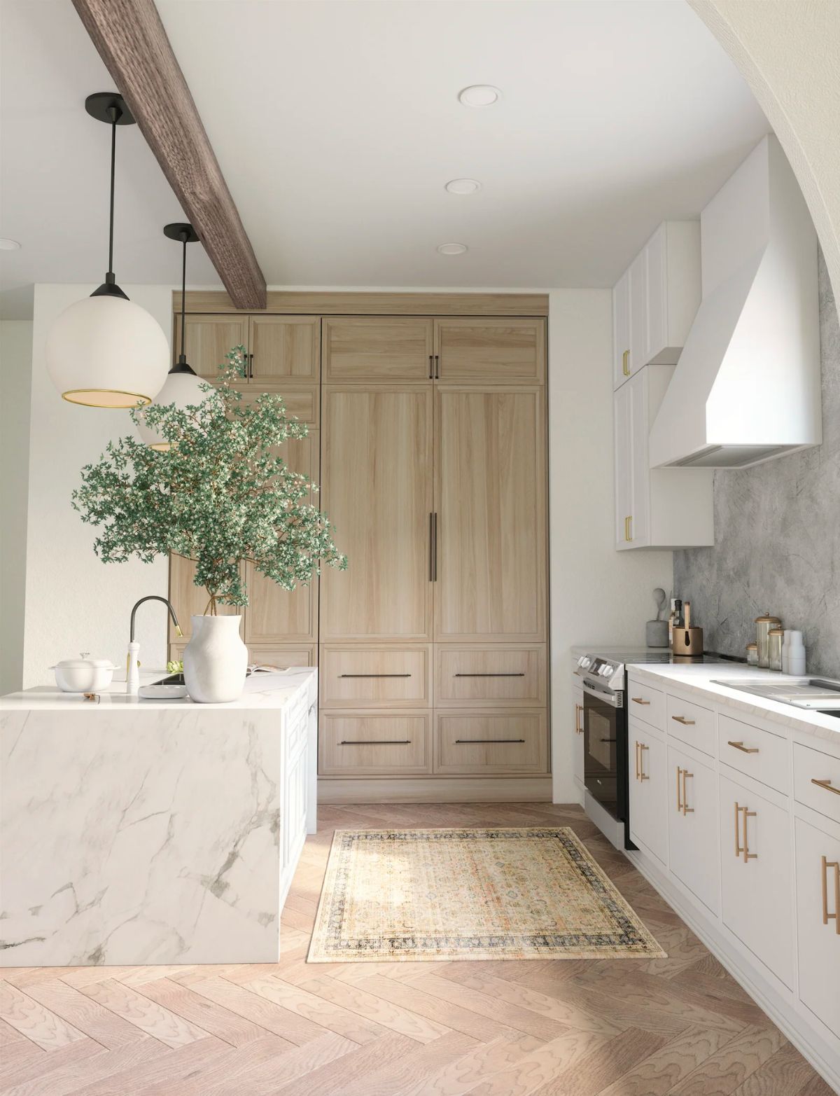 Miriam Gelb Beige Teppich