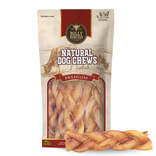 6 Inch Jumbo Braided Bully Stick