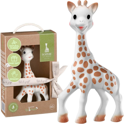 Sophie la Girafe - So Pure Box - Original Baby Teething Toy 100% Natural Rubber - BPA-Free, Non-Toxic, Vegan, Sensory Stimulating Teether for Newborns 0+ Months - 616331 🍁 All In One Marketplace Canada