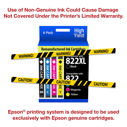 Epson 822 Genuine Ink Cartridge XL Black and Standard Color Combo Pack 🍁 All In One Marketplace Canada