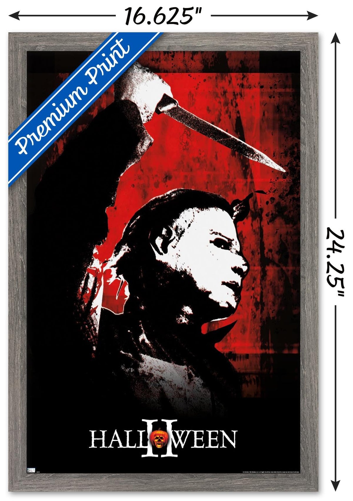 Halloween II - Red Wall Poster