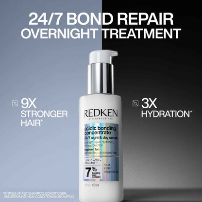 Redken Acidic Bonding Concentrate Hair Serum for Damaged Hair, Treatment for damaged processed, with Citric Acid, 100mL 🍁 All In One Marketplace Canada