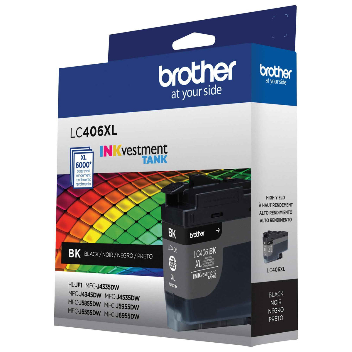Brother Genuine LC406XLBKS INKvestment Tank High-Yield Black Ink Cartridge, MFC-J4535DW, MFC-J5855DW, MFC-J6555DW 🍁 All In One Marketplace Canada