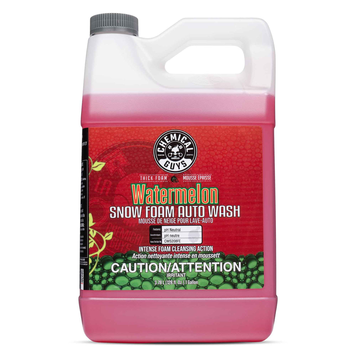 Chemical Guys Watermelon Snow Foam Car Wash Soap, Safe for Cars, Trucks, Motorcycles, RVs & More, 3.79 L, Watermelon Scent 🍁 All In One Marketplace Canada