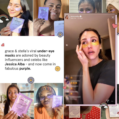 grace & stella Under Eye Masks With Retinol - Revitalizing Under Eye Patches for The Wrinkles & Dark Circles - Gel Eye Mask - Gifts for Mom, Teen Girl Gifts - Vegan, Cruelty-Free (24 Pairs) 🍁 All In One Marketplace Canada