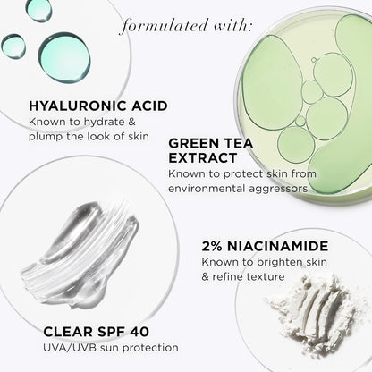 IT Cosmetics CC+ Nude Glow Lightweight Foundation + Glow Serum with SPF 40 - With Niacinamide, Hyaluronic Acid & Green Tea Extract - Fair Light - 1.08 fl oz 🍁 All In One Marketplace Canada