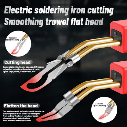 Upgraded 220W Plastic Welder, 2 in 1 Plastic Welding Repair Welder Kit 1000PCS Hot Stapler Soldering Gun with 100PCS Plastics Welding Rods Car Bumper Repair Kit for Most Plastics Repair 🍁 All In One Marketplace Canada