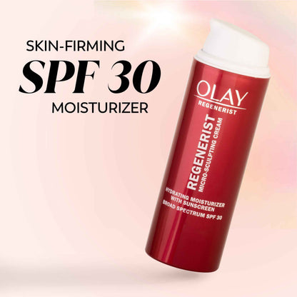 Olay Regenerist Micro-Sculpting Cream Anti-Aging Face Moisturizer with SPF 30 Broad Spectrum, Vitamin B3, 50 mL 🍁 All In One Marketplace Canada