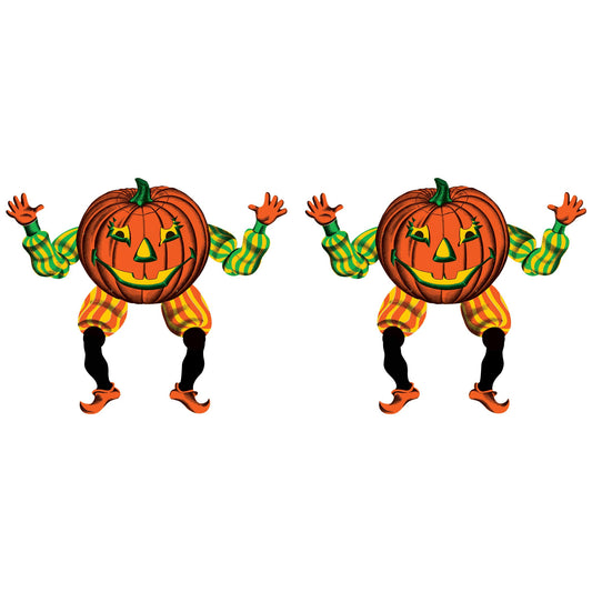 Beistle 442 Vintage Halloween Jointed Goblins 2 Piece, 30", Multicolored
