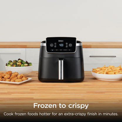 Ninja Air Fryer Pro 5-in-1, 5 QT Capacity, Air Fry, Bake, Roast, Reheat, and Dehydrate, Air Crisp Technology, Nonstick Basket & Crisper Plate, Grey, AF142C 🍁 All In One Marketplace Canada