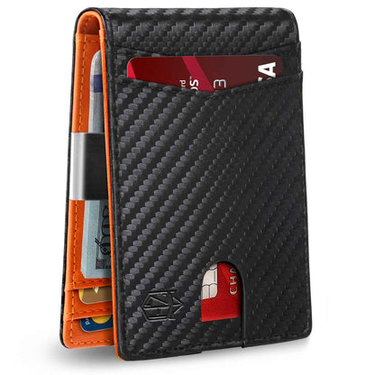 Zitahli Mens Slim Wallet Larger Capacity with 12 Slots RFID Blocking Minimalist Bifold Front Pocket Wallet for Men with ID Window 🍁 All In One Marketplace Canada