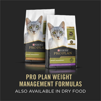 Purina Pro Plan Wet Cat Food, Focus, Adult Weight Management Turkey and Rice Entre, 3-Ounce Can, Pack of 24 🍁 All In One Marketplace Canada