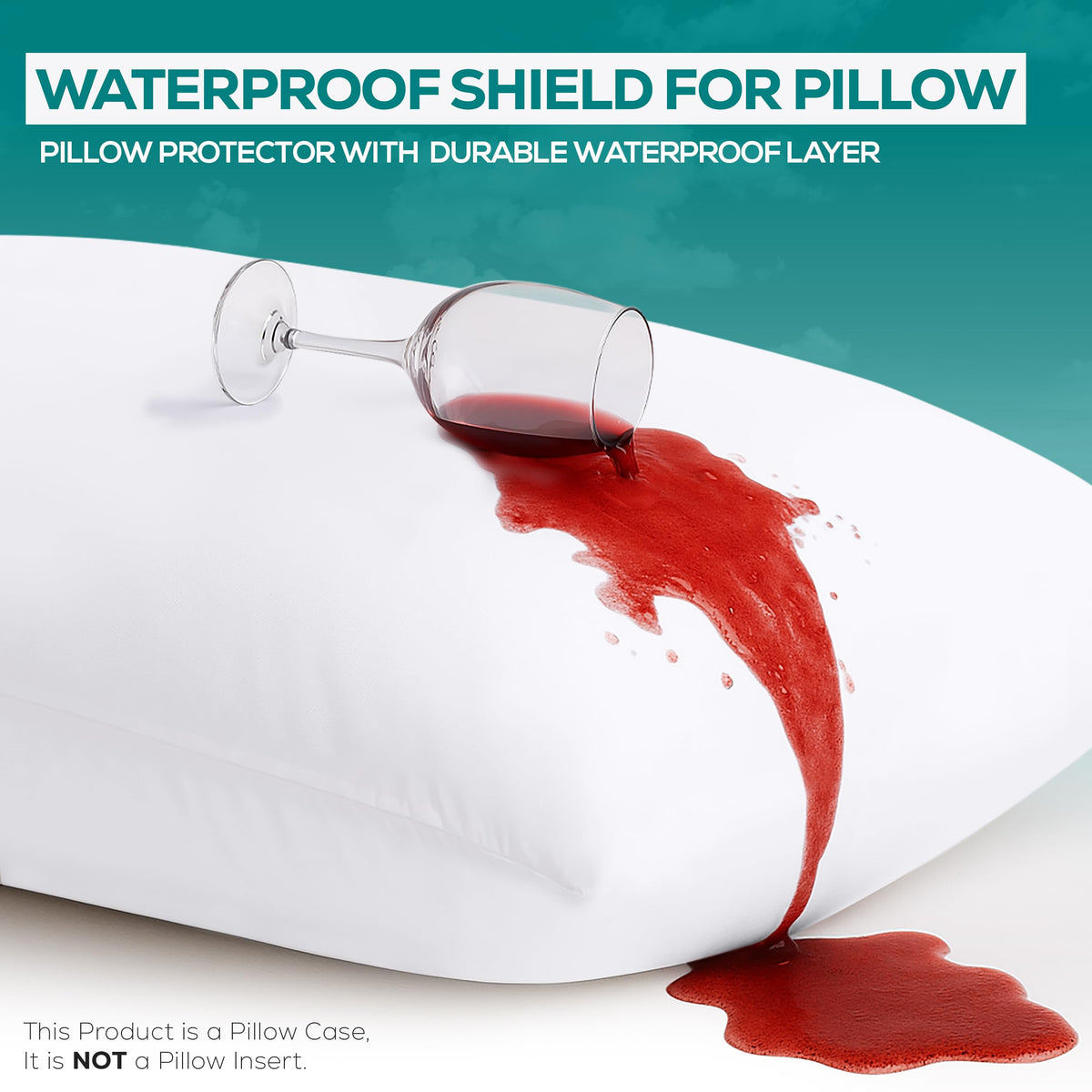 Utopia Bedding Set of 4 Waterproof Pillow Protectors with Zipper Queen Size (White), Ultra Soft Pillow Covers, Bed Bug and Dust Mite Proof Pillow Encasements, Moisture Wicking Pillow Cases 🍁 All In One Marketplace Canada