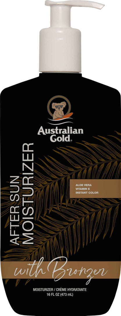 Australian Gold After Sun Moisturizer with Bronzer 16oz-473ML Aloe, Vitamin E, Instant Colour, Moisturizing Cream, Cocoa Dreams Scent 🍁 All In One Marketplace Canada