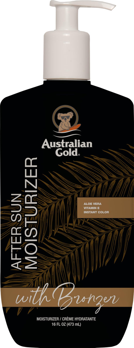 Australian Gold After Sun Moisturizer with Bronzer 16oz-473ML Aloe, Vitamin E, Instant Colour, Moisturizing Cream, Cocoa Dreams Scent 🍁 All In One Marketplace Canada