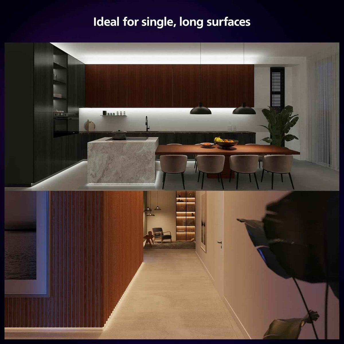Philips Hue Indoor 5M (16FT) Smart LED Solo lightstrip Base Kit - 1 Pack - Control with Hue App - Compatible with Alexa, Google Assistant and Apple HomeKit 🍁 All In One Marketplace Canada
