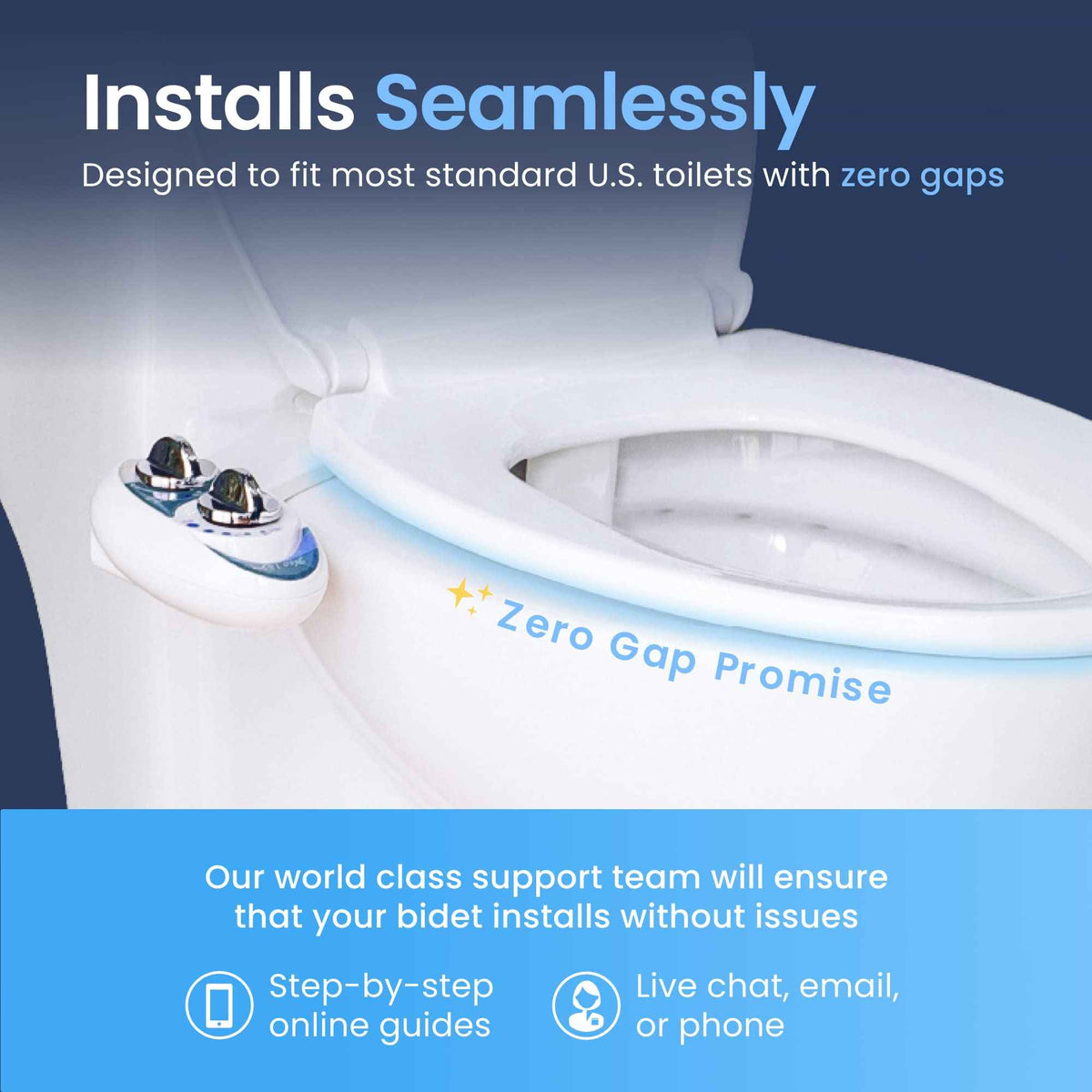 LUXE Bidet NEO 320 - Warm Water Bidet Attachment for Toilet Seat, White 🍁 All In One Marketplace Canada
