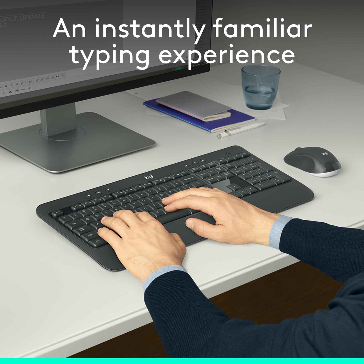 Logitech MK540 Advanced Wireless Keyboard and Mouse Combo for Windows, 2.4 GHz Unifying USB-Receiver, Multimedia Hotkeys, 3-Year Battery Life, for PC, Laptop 🍁 All In One Marketplace Canada