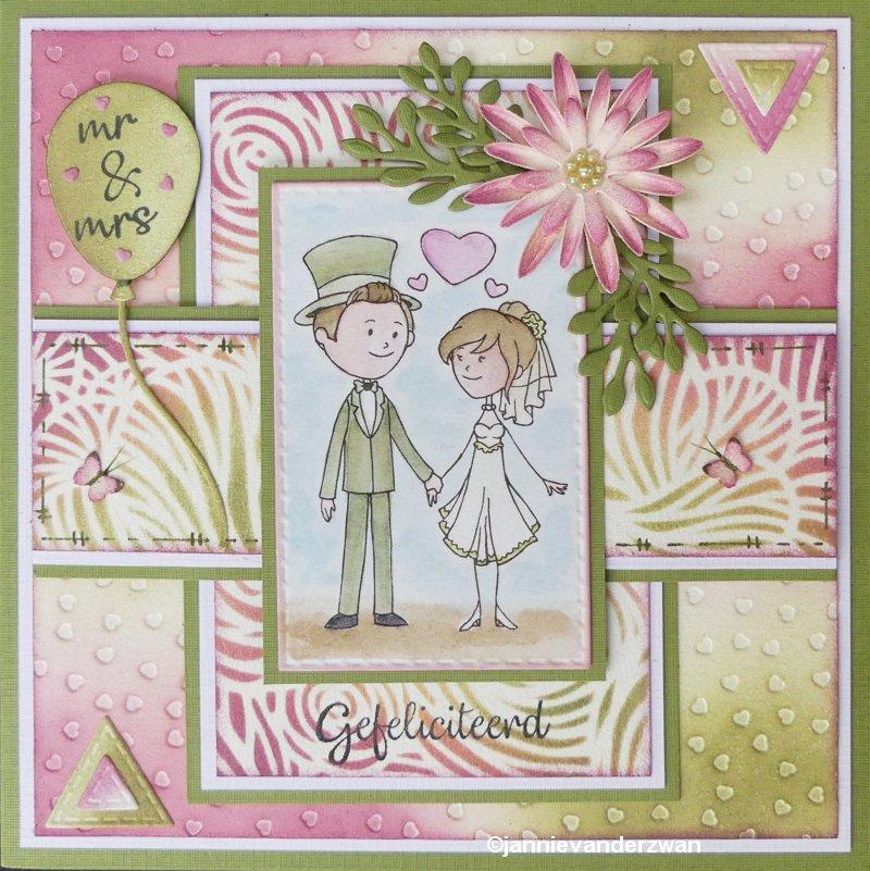 DADA Set Die & Clear stamp marriage In Love