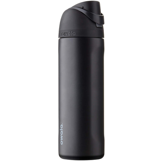 Owala FreeSip Insulated Stainless Steel Water Bottle with Straw for Sports and Travel, BPA-Free, 24-oz, Very, Very Dark 🍁 All In One Marketplace Canada